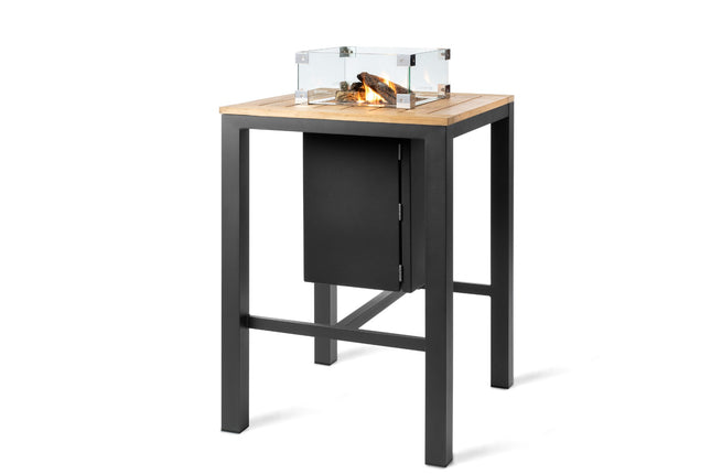 Happy Cocooning Bartisch Quadratisch-Anthrazit