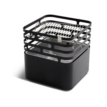 Höfats CUBE Feuerkorb schwazrz-BBQ Set
