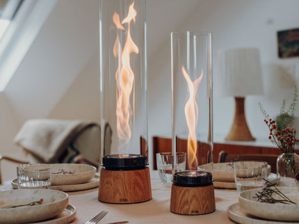 Höfats SPIN air Tischfeuer – Eiche 1200