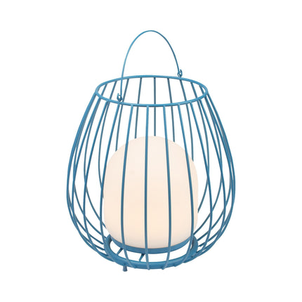 Nordlux wiederaufladbare Gartenlaterne Jim LED Blau