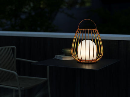 Nordlux wiederaufladbare Gartenlaterne Jim LED Orange