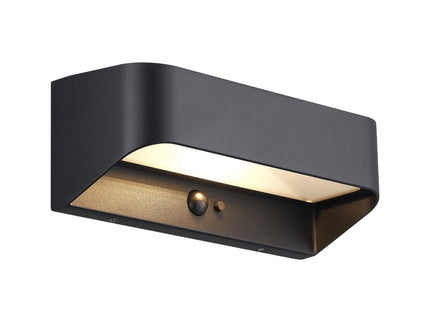 Nordlux Solar-Wandleuchte Marcellio LED Schwarz