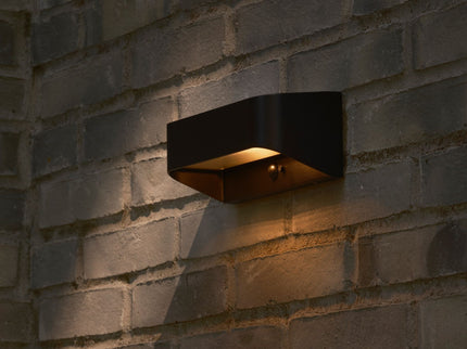 Nordlux Solar-Wandleuchte Marcellio LED Schwarz