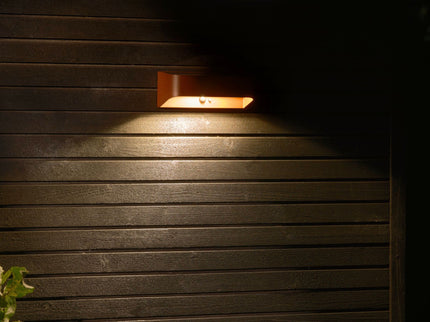 Nordlux Solar-Wandleuchte Marcellio LED Braun