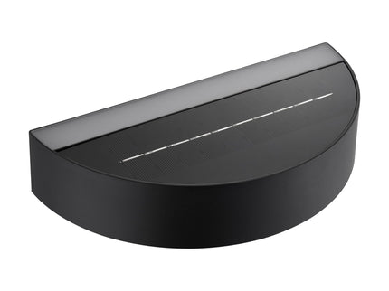 Nordlux Solar-Wandleuchte Monay Round Schwarz