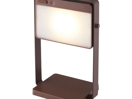 Nordlux Solar-Tischleuchte Saulio LED Braun