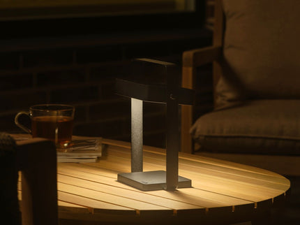 Nordlux Solar-Tischleuchte Saulio LED Schwarz