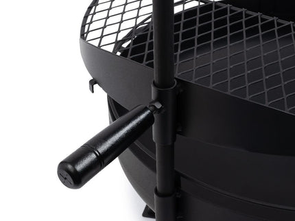 Barebones vuurkorf grill systeem klein detail
