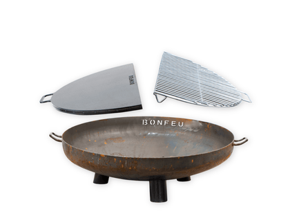 Paketangebot BonFeu BonBowl Plus 60 + BonPlancha 1/2 60 + BonGrill 1/2 60