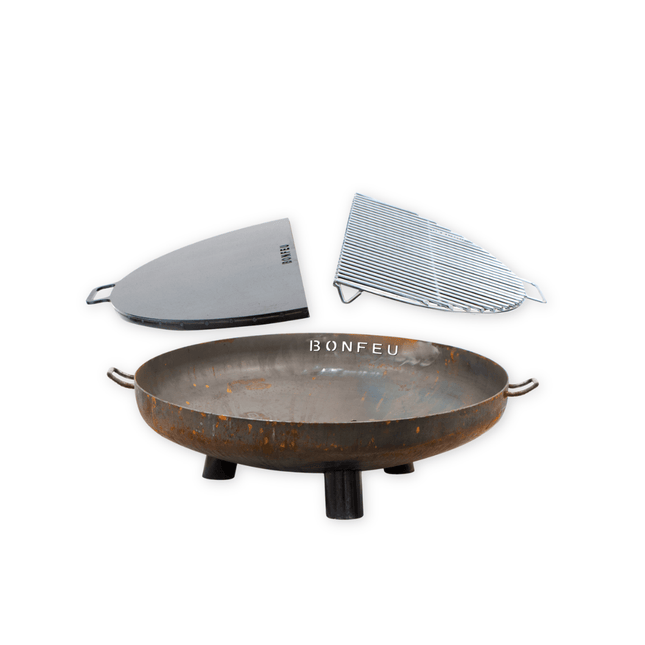 Paketangebot BonFeu BonBowl Plus 60 + BonPlancha 1/2 60 + BonGrill 1/2 60