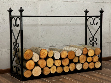 Cook King houtopslag Aldi met hout sfeerfoto
