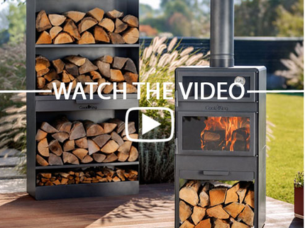 CookKing Gartenkamin Vento mit Backofen
