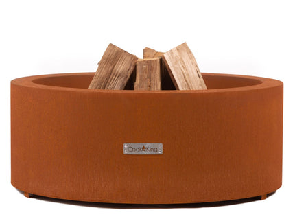 CookKing vuurschaal Blaze productfoto met hout
