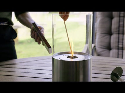 Esschert Bio-ethanol Tafelhaard Rond RVS