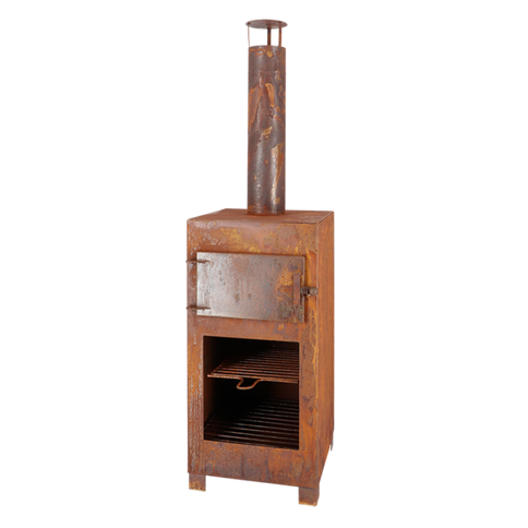Esschert Terraskachel + Pizzaoven Roest