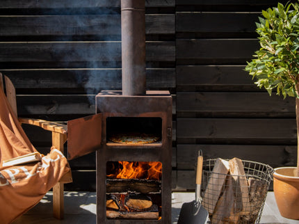 Esschert Terrassenherd + Pizzaofen Rust