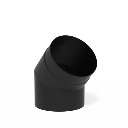 FORNO Verbindungsstücke Schwarz 45° (Ø20cm)