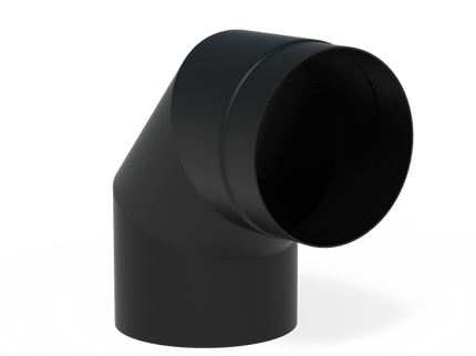 FORNO Verbindungsstücke Schwarz 90° (Ø20cm)