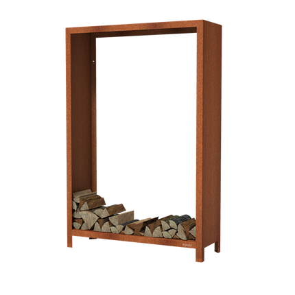 FORNO Houtopslag CortenStaal (1200 x 400 x 1800) - BHS1.1 (1200 x 400 x 1800)