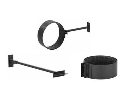 FORNO Wandbefestigung Schwarz (Ø15cm)