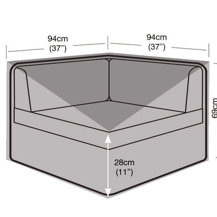 Garland LOUNGESETHOES 94 x 94 x 69 cm