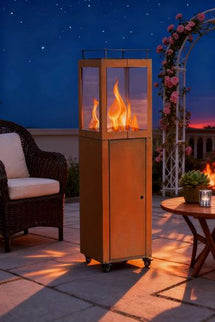Green Flame Pellet Heater BPH-003-C Cortensteel