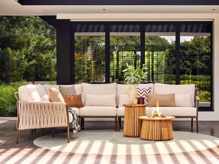 Happy Cocooning gasfles cover Lagune teak