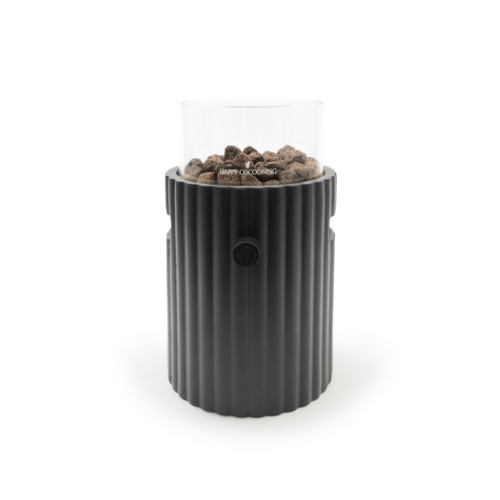Happy Cocooning Tischfeuer Lumi Rib schwarz
