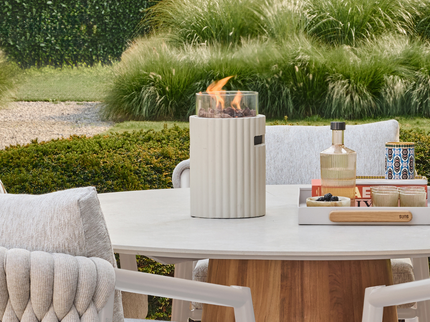 Happy Cocooning Tischfeuer Lumi Rib beige