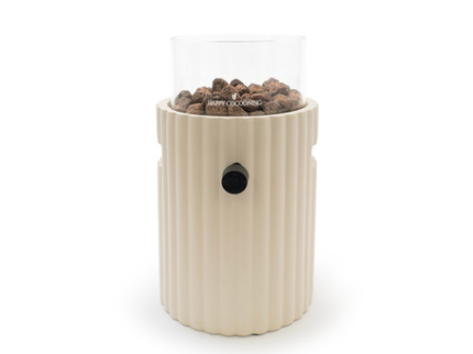 Happy Cocooning Tischfeuer Lumi Rib beige