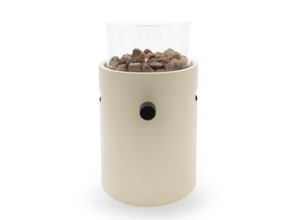 Happy Cocooning Tischfeuer Lumi Steel beige