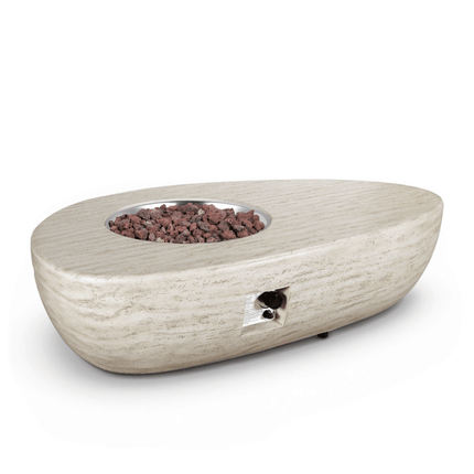 Happy Cocooning Feuertisch Estate Organic 150 travertin