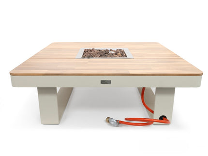 Happy Cocooning vuurtafel Horizon 95 oyster beige