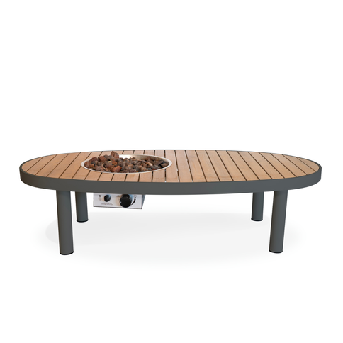 Happy Cocooning Feuertisch Riviera 140 anthrazit