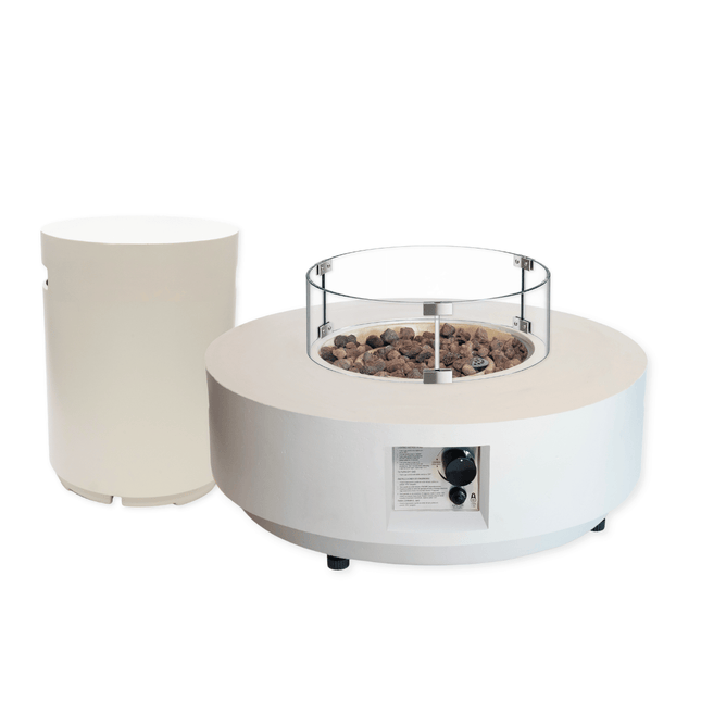 Happy Cocooning Feuertisch-Set Estate 76 Oyster Beige