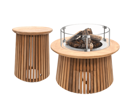 Happy Cocooning Feuertisch-Set Lagune