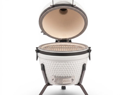 HEAT Premium Kamado Grill Fyregg 13 weiß