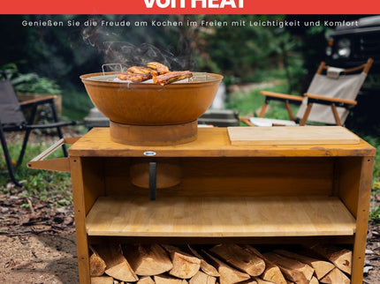 HEAT Trolle Outdoor-Küche Rost