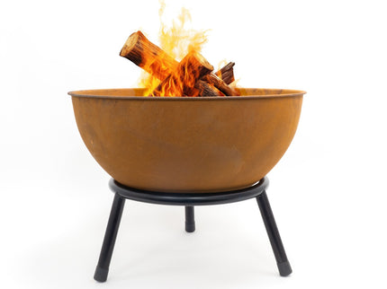 HEAT Feuerkorb auf Beinen Kappa Rust Ø56 cm