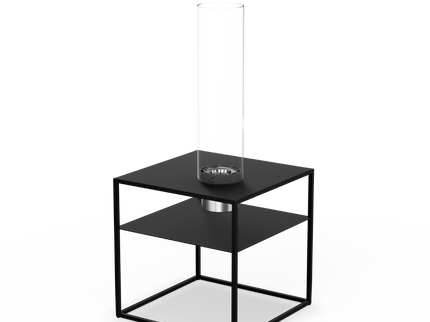 Höfats FIRE FRAME Loungetafel met SPIN air 1200 inbouw