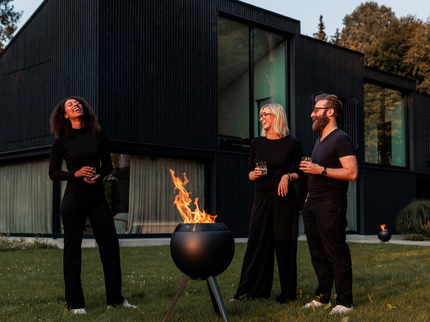 Höfats MOON 45 Rauchfreie Feuerkorb Hoch