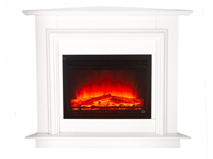 Livin'flame Schouwombouw Saalbach Hoek Wit