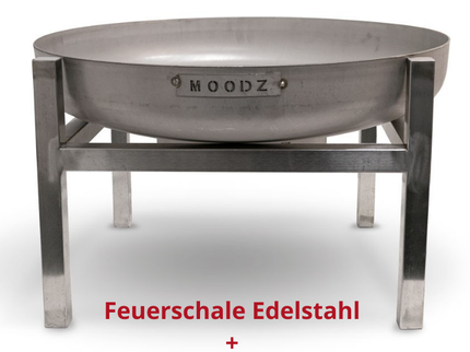 MOODZ Untergestell Square 100 cm Edelstahl
