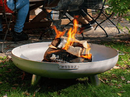 MOODZ Vuurschaal Feet & Handle RVS 80 cm