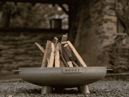 MOODZ Feuerschale Feet & Handle Edelstahl Ø60 cm