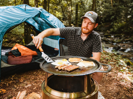 Solo Stove Adapter + Plancha voor Bonfire sfeerfoto