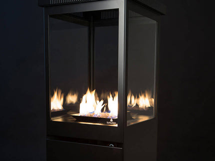 Sunwood Marino Patio Gaskamin Schwarz