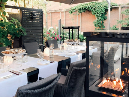 Sunwood Marino Patio Gaskamin Schwarz