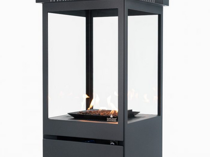 Sunwood Marino Patio Gaskamin Schwarz