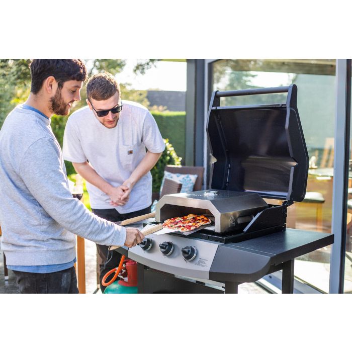 La Hacienda Firebox BBQ Pizzaofen Edelstahl für draußen